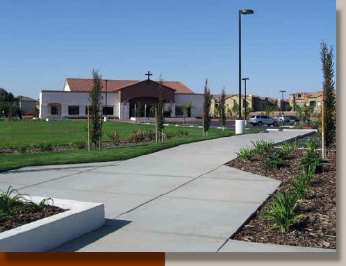 Planting at New Sacramento Catholic Church